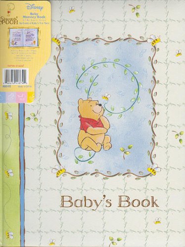 Disney SINCERELY POOH Winnie the Pooh Baby Memory Record Book
