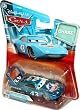 Disney / Pixar CARS Movie 155 Die Cast Car with Lenticular Eyes Series 2 King Metallic Finish Chase Piece!