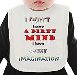 I Don'T Have A Dirty Mind ネクタイを有する有機ビブ Medium