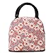 Fashion Lunch Bag Tote for Women Work Travel Make Up Bag Diaper Organizer Bag - Pink Mum