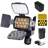 Wasabi Power Replacement for Sony HVL-LBPA / HVL-LBPB High Power LED Video Light with Battery and Charger