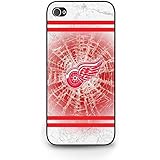 Style341 Classical Theme Detroit Red Wings Design Ice Hockey Team Logo Snap On Case Cover for Iphone 5 / Iphone 5s