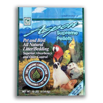 Green Pet Aspen Supreme Pellets Pet and Bird All Natural Litter/Bedding