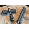 Aurora Fire Starter 440C with Hardened Steel Striking Blade (Silver)