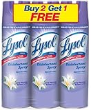 Lysol Disinfectant Spray, Early Morning Breeze, 19 Ounce, 3 Count