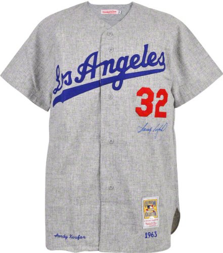 Sandy Koufax Autographed Jersey | Details: Los Angeles Dodgers, M & N, Throwback