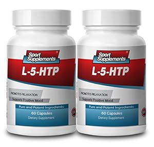 L-5-HTP, 5-HTP Positive Mood, Serotonin, Regulate Sleep, Appetite (2 Bottles)
