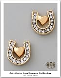 【Juicy Couture】【ジューシークチュール】 Icons Horceshoe Stud Earringsホースシュー×ハートピアス【予約商品s】
