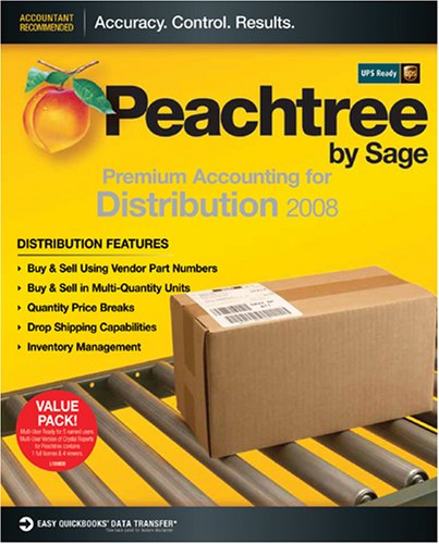 Peachtree Premium Accounting for Distribution 2008 Multi-User Value Pack