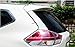 GOOACC Chrome Molding Rear Window Spoiler Side Cover Trim for 2014 2015 Nissan Rogue