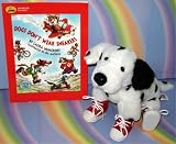 Plush Dalmatian Dog in Red High-Top Tennis Shoes WITH Dogs Don't Wear Sneakers (Toy and Book Combo)