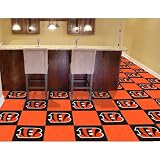 BSS - Cincinnati Bengals NFL Team Logo Carpet Tiles