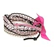 Rose Pink Silver Multi Strand Adjustable Friendship Fashion Bracelet