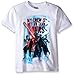 Star Wars Big Boys' Darth Vader T-Shirt, White, X-Large/18-20