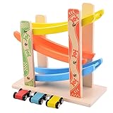 Happy Cherry 赤ちゃん 知育玩具 車 スロープトイ 子供 木のおもちゃ 男女兼用 出産祝い 誕生日 七五三 プレゼント