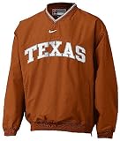 Texas Longhorns Adult V-Neck College Windshirt By Nike Team Sports