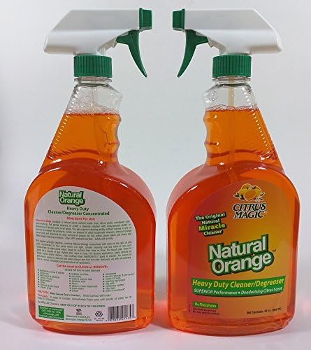 Natural Orange Citrus Degreaser Cleaner - Twin Value Pack