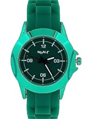 Neon-T Unisex Analogue All Green Silcone Strap Sports Watch NE049