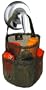 Saltwater Canvas Black Mesh Tote - College Dorm Shower Caddy