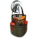 Saltwater Canvas Black Mesh Tote - College Dorm Shower Caddy