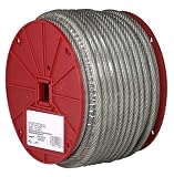 Campbell 7000697 Vinyl Coated Cable on Reel, 3/16