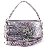 Treasure Chest Agnes Hobo Bag - Purple