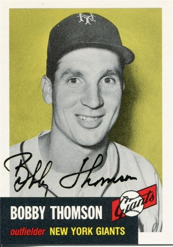 Bobby Thomson Autographed/Signed Card