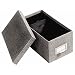Globe-Weis Index Card Storage Box, 4x6 Inches, Black, (94 BLA)