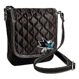 NHL San Jose Sharks Quilted Purse, Black