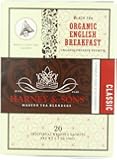 Harney and Sons Organic Tea Bags, English Breakfast, Net Wt. 1.7 Oz, 20 Count