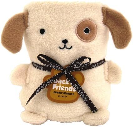 Jack &amp; Friends Baby/ Toddler Cuddly Blanket (Dog- 30X45) by Ask Collections