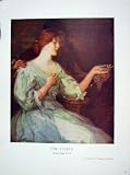 Madame Necklace Romance d'Espoir de Robert d'Impression de Couleur C1910