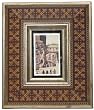 Disctinct Antique Style Wooden Fleur De Lis Photo / Picture Frame 4"x6"