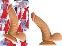 Nasswalk Real Skin All American Whoppers Super Flexible Dong,  6 1/2-Inch