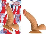 Nasswalk Real Skin All American Whoppers Super Flexible Dong,  6 1/2-Inch