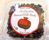 Trader Joe's Dark Chocolate Covered Pomegranate Seeds No Gluten Ingredients Used New