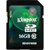 Kingston 16GB SDHC Memory Card Class 10 SD10V/16GB