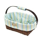 SaraBear Diaper Caddy - Blue Stripes
