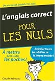 L'anglais correct