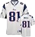 Randy Moss White Reebok NFL Premier New England Patriots Jersey - Large