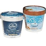 Arctic Zero Mix & Match Combo Pack: Chocolate Peanut Butter & Maple Vanilla, 3 of Each Flavor, 1 Pint Containers (Pack of 6)