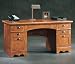 Brushed Maple Executive Desk Bradford Collection by Sauder Office Furniture - 124244