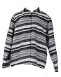 Alfred Dunner Black & White Striped Top/Jacket 20