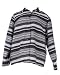 Alfred Dunner Black & White Striped Top/Jacket 20
