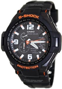 Casio Men's G1400-1adr G-shock Aviation Black Resin Multi-function Watch