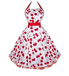 Halter Cotton/Tulle Belted  Dress