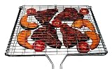 Produkt-Bild: CADAC  98805 BBQ Rechteckiger Grillrost, Gas- und Holzkohlegrill