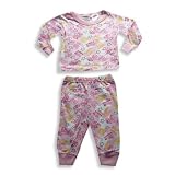 Mon Petit - Toddler Girls Long Sleeve Daddy's Girl Pajamas, Pink, White