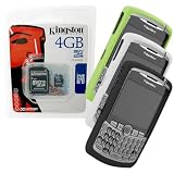 Combo of Green, White, Black Skin Cover Case and Kingston 4GB microSDHC Class 4 Memory Card with SD Adapter for Blackberry Curve 8300 8310 8320 8330 51S t5LINnL. SL160 Combo of Green, White, Black Skin Cover Case and Kingston 4GB microSDHC Class 4 Memory Card with SD Adapter for Blackberry Curve 8300 8310 8320 8330