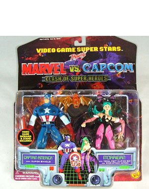 Marvel vs. Capcom > Captain America vs. Morrigan Action Figure 2-Pack